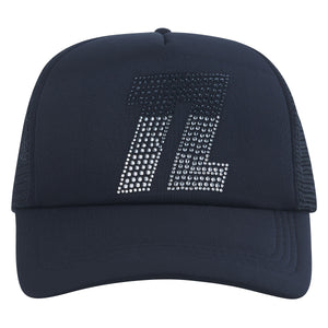 BLK TL RHINESTONE TRUCKER